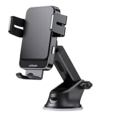 Joyroom JR-ZS219 autós telefontartó készlet Qi vezeték nélküli töltővel (fekete) tapadókorongos, műszerfelra