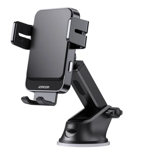 Joyroom JR-ZS219 autós telefontartó készlet Qi vezeték nélküli töltővel (fekete) tapadókorongos, műszerfelra - 1