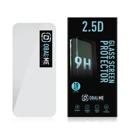 OBAL:ME Multipack 2.5D Üvegfólia Apple iPhone 16 Pro készülékhez Átlátszó (10 db) - 2