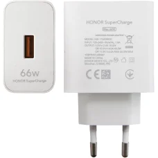 HW-110600E00 Huawei Super Charge USB-A Utazó Töltő 66W Fehér (Bulk)
