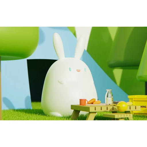 SuperFire RAB-02 Kis Nyuszi Gyerek Éjszakai Világítás - 6