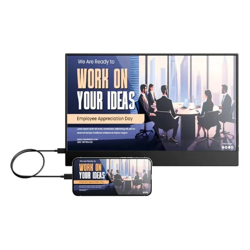 Hordozható Monitor 14 hüvelykes PCM3-AIR Blitzwolf - 3