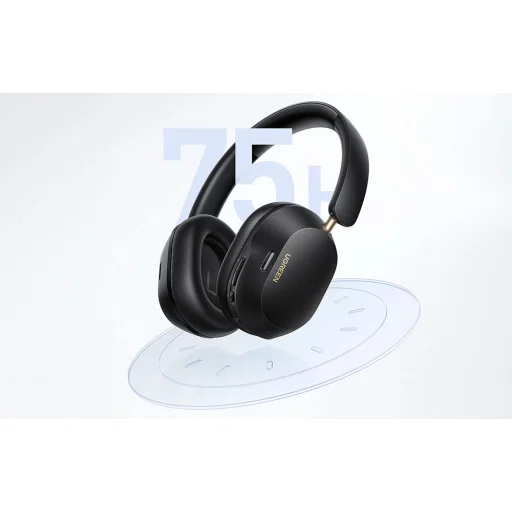 Vezeték nélküli fejhallgató Ugreen HiTune Max 5C, Hibrid ANC, Bluetooth 5.4 (fekete) - 2