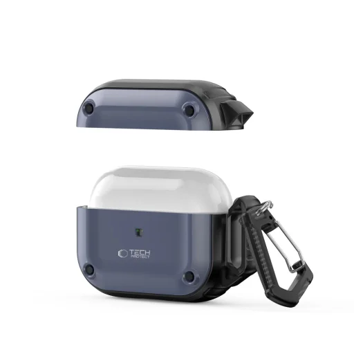 TECH-PROTECT ROUGH HOOK APPLE AIRPODS PRO 1 / 2 ACÉLKÉK tok - 3