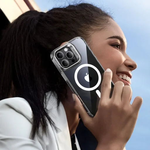  iPhone 16 Pro Max Átlátszó ESR Classic Hybrid Kickstand HaloLock MagSafe & Edzett Üveg Tok - 5