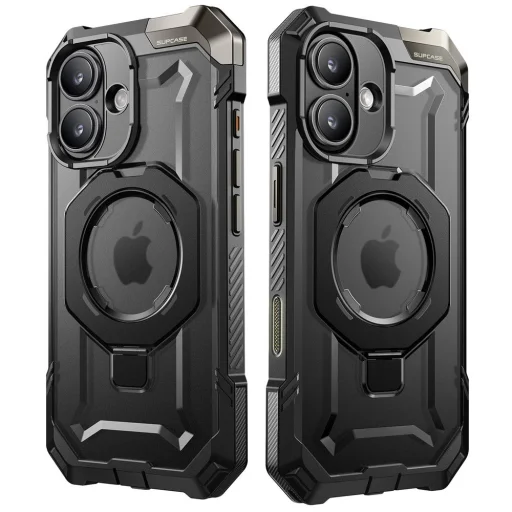  iPhone 16 Fekete Supcase UB Grip Mag Magsafe tok - 2