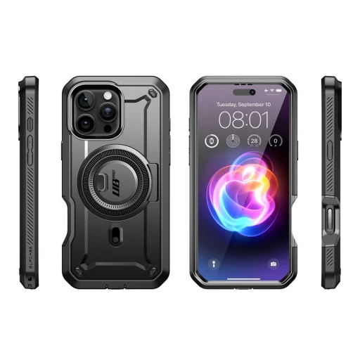  iPhone 16 Pro Max Fekete Supcase Ub Pro Mag Magsafe tok - 9