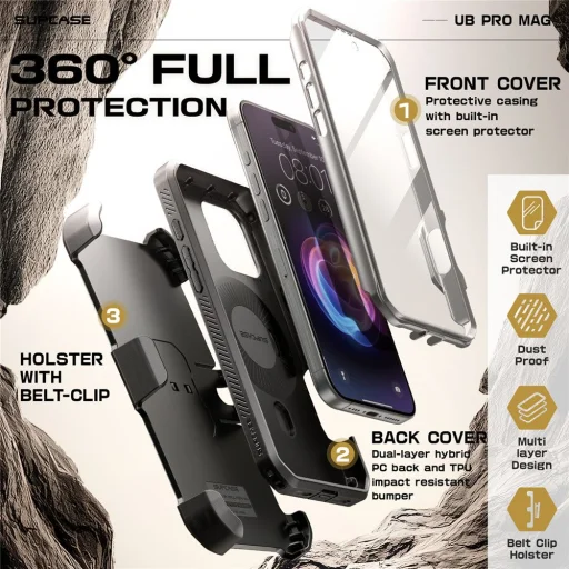  iPhone 16 Pro MagSafe Supcase Ub Pro tok - 6