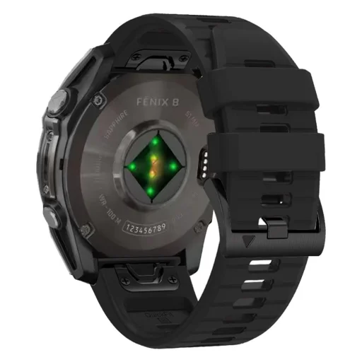 Tech-protect Silicone Line Garmin Fenix 5x / 5x Plus / 6x / 6x Pro / 7x / 8 (51 Mm) Fekete - 2