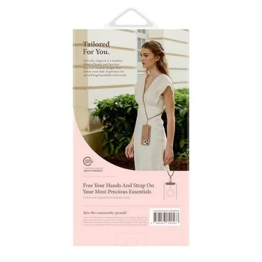 Uniq Coehl Creme iPhone 16 Pro 6.3" Mágneses Töltés tok pink/balettrózsaszín - 3