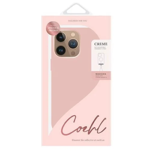 Uniq Coehl Creme iPhone 16 Pro Max 6.9" Mágneses Töltés pink/ballet pink tok - 2
