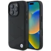  iPhone 16 Pro Fekete BMW Signature Leather Crossing Lines mintás tok thumbnail