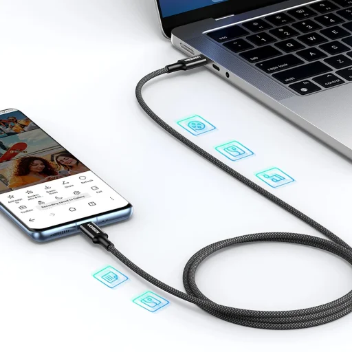 Ugreen US557 USB-C / USB-C PD kábel 100W 2m - fekete - 2