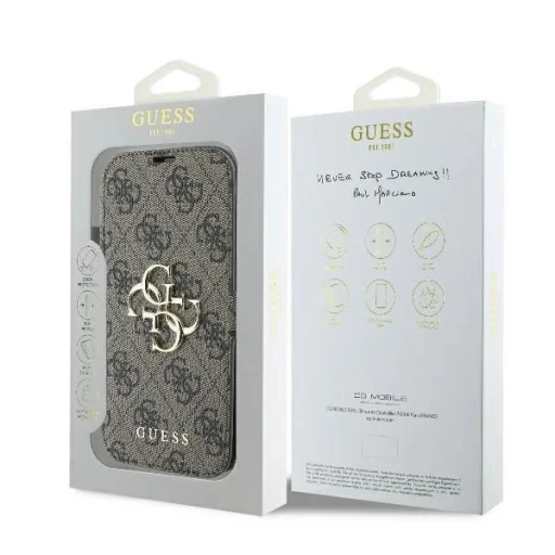  iPhone 16 Plus Barna Guess 4G Metal Logo tok - 8