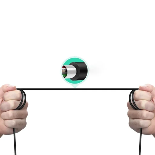 Ugreen US241 USB-C 2.0 - USB-B kábel 1 m - fekete - 3