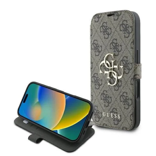  iPhone 16 Plus Barna Guess 4G Metal Logo tok - 1