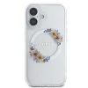  iPhone 16 Plus Átlátszó Guess IML Flowers Wreath MagSafe tok - 3