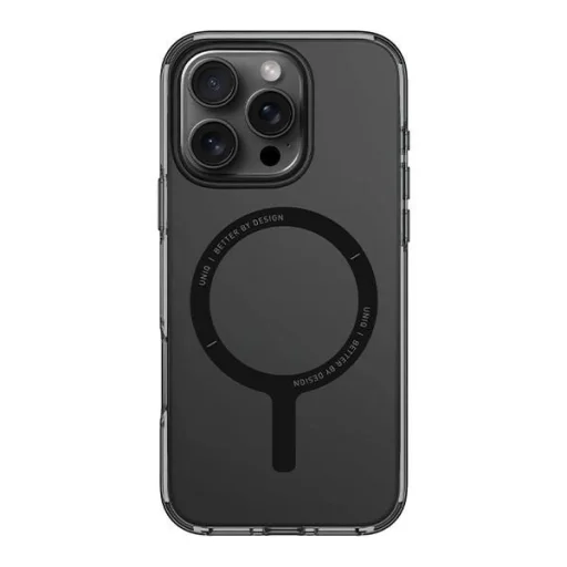 Uniq Clario tok iPhone 16 Pro 6.3" Magclick Charging füst/sötétszürke - 2