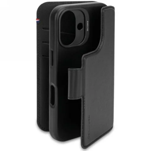 Decoded Leather Detachable Wallet MagSafe tok pénztárcával iPhone 16-hoz - Fekete - 3