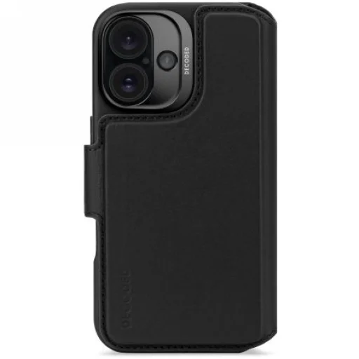 Decoded Leather Detachable Wallet MagSafe tok pénztárcával iPhone 16-hoz - Fekete - 1