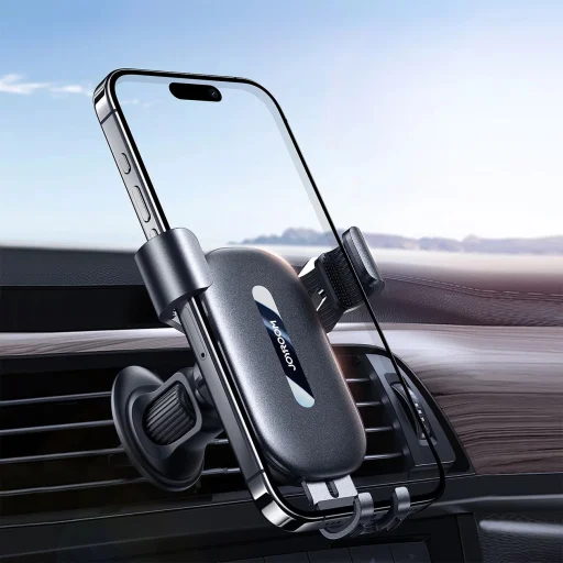 Joyroom JR-ZS392 autós telefontartó (szellőzőre erősíthető) - Fekete - 10