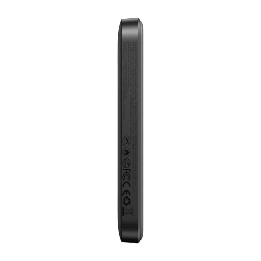 Joyroom JR-W020 Mini 5000 mAh induktív powerbank - fekete + USB-C / USB-C kábel - 4