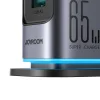 Joyroom JR-TCM02 többportos GaN töltő 65W EU 4x USB-C 2x USB-A - sötétszürke thumbnail