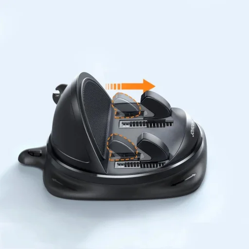 Joyroom JR-ZS354 telefontartó tapadókoronggal autóba, irodába, otthonra - fekete - 12