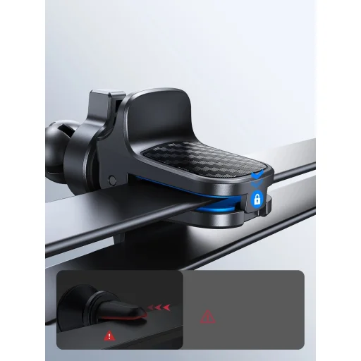 Joyroom szellőzőre erősíthető autós telefontartó fekete (JR-ZS377) - 10