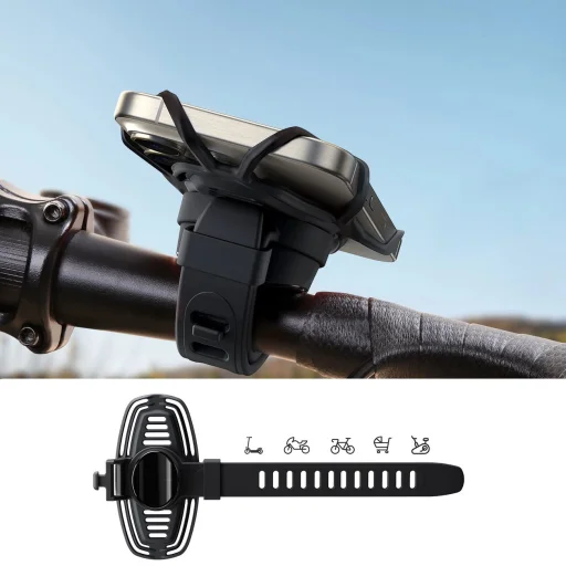 Joyroom JR-ZS382 Bicikli és motorkerékpár tartó - Fekete - 9