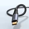 Joyroom Audio Transfer Series SY-A07 Mini Jack 3.5mm/USB-C Kábel 1.2m - Fekete thumbnail
