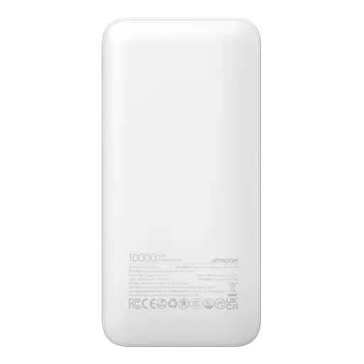 Powerbank Joyroom JR-PBF12 10000mAh 2.4A 2x USB-A 1x USB-C - fehér - 3