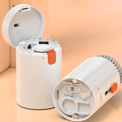 20 az 1-ben multifunkciós tisztítókészlet fejhallgatókhoz, billentyűzetekhez és kijelzőkhöz - Fehér - 3