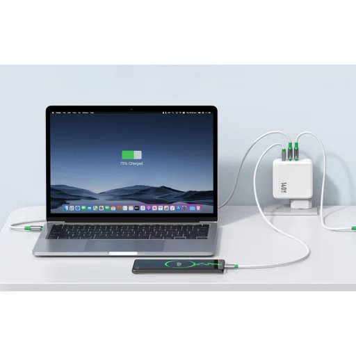 MOKiN PD140W 2C1A GaN 2xUSB-C 1xUSB-A hálózati töltő (fekete) - 3