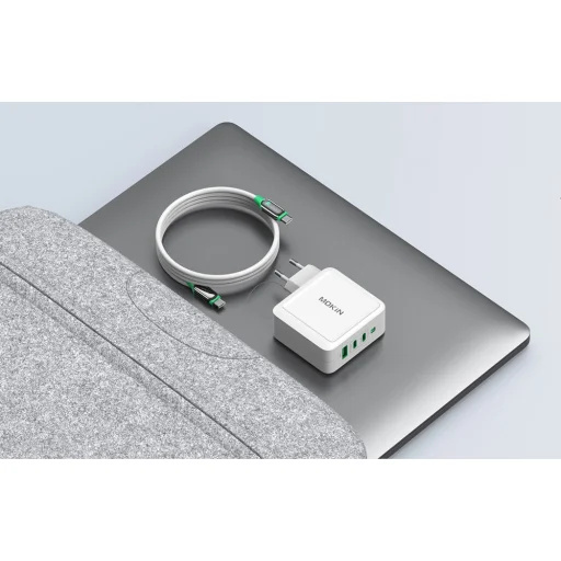 MOKiN PD140W 2C1A GaN 2xUSB-C 1xUSB-A hálózati töltő (fekete) - 6