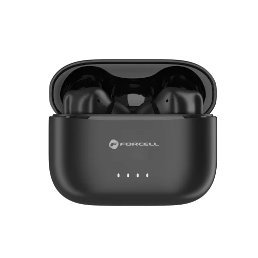 FORCELL F-AUDIO Super Clear Calls vezeték nélküli fülhallgató bluetooth TWS ANC + ENC + DONGLE fekete - 9