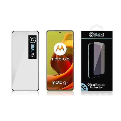 OBAL:ME 5D üvegfólia Motorola Moto G85 Fekete üvegfólia - 3