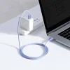 Baseus CAJY000605 Crystal Shine sorozat adatkábel USB-C - USB-C 100W 1,2 m Lila thumbnail