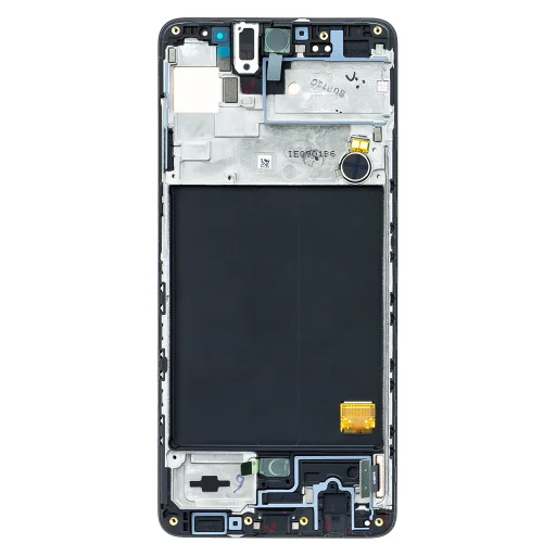 LCD kijelző + Érintőpanel Samsung A515 Galaxy A51 Fekete (Szervizcsomag) - 2
