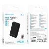 Borofone Power Bank 2500mAh BJ48 Mini - USB - fekete thumbnail