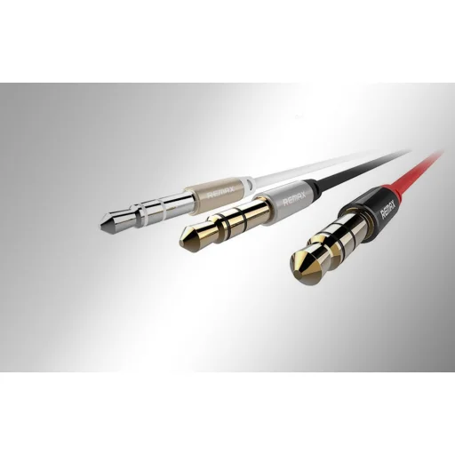 Mini jack 3.5mm AUX kábel Remax RL-L100 1m (fekete) - 4