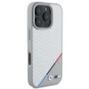 iPhone 16 Pro Max Sivé Originálne BMW M Carbon Tricolor Line Magsafe BMHMP16X23PUDTS puzdro thumbnail