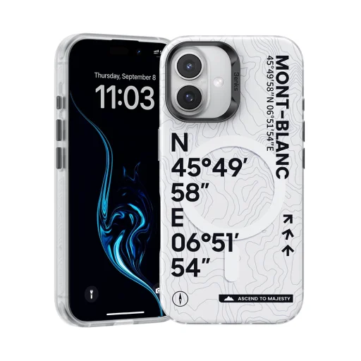  iPhone 16 Plus Benks Magnetic Summit Mont Blanc tok - 1