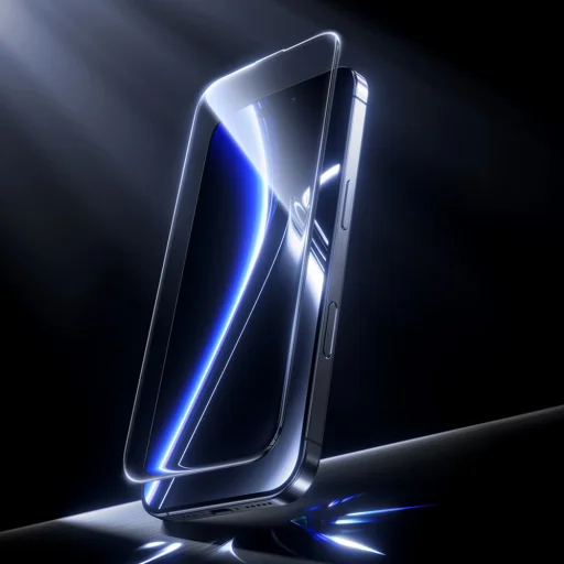 Benks edzett üveg Glass Warrior Privacy üvegfólia iPhone 16/15/14 Pro fekete - 3