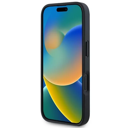  iPhone 16 Fekete Eredeti BMW M Perforált és Varrt Vonal Magsafe BMHMP16S23PUSPK tok - 5