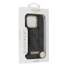  iPhone 16 Pro Max fekete Original Case GUESS 4G Logo Plate Magsafe GUHMP16XU4GPRK tok