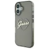  iPhone 16 fekete Eredeti GUESS IML Heart GUHCP16SHCHGSPK tok thumbnail