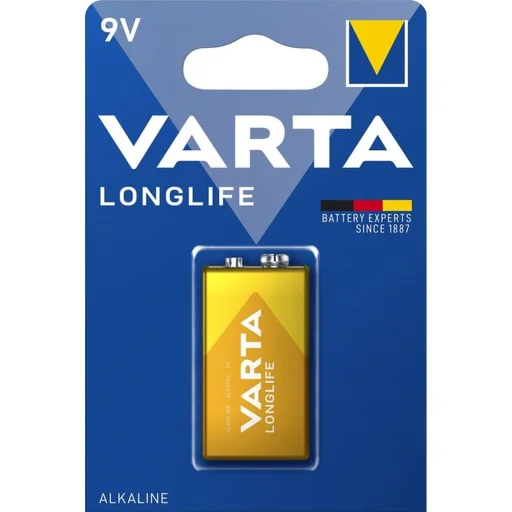 VARTA alkáli elem 9V (Type 6LR61) Longlife 1 db - 1