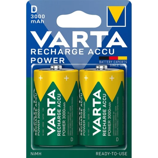 VARTA tölthető elem R20 (Type D) 3000 mAh Accu Power 2 db - 1