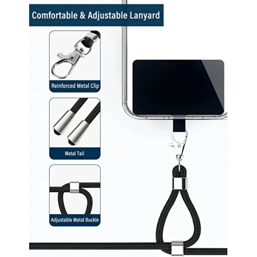 Univerzális telefontartó nyakpánt rózsaszín - 2